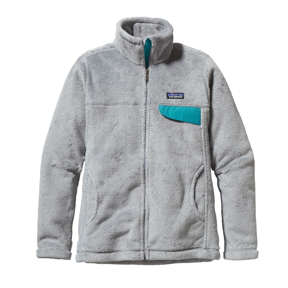 Patagonia Full-Zip Re-Tool Jacket Grey Teal High-Pile Fleece S Gorpcore
